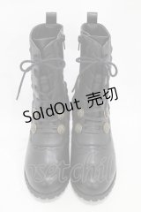 axes femme / ナポレオンレースアップブーツ M(23.5cm) ブラック H-25-11-20-1002-AX-SH-NS-ZH