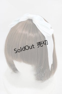 画像1: Amavel / ぱっちんリボンカチューシャ  ホワイト H-25-11-20-1020-CA-AC-NS-ZH