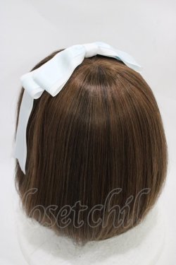 画像2: Amavel / ぱっちんリボンカチューシャ  ホワイト H-25-11-20-1020-CA-AC-NS-ZH