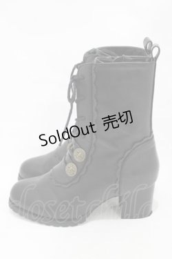 画像2: axes femme / ナポレオンレースアップブーツ M(23.5cm) ブラック H-25-11-20-1002-AX-SH-NS-ZH