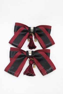 画像2: Amavel / 大正浪漫の夢紀行 和風靴リボンクリップ  ブラック H-25-11-20-1025-CA-ZA-NS-ZH