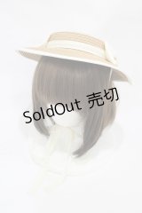 Kurumi Collaboration / マリンアカデミアキャノティエ  ナチュラル/アイボリー H-25-11-20-1029-0-AC-NS-ZH