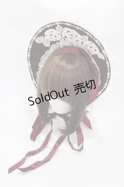 画像1: BABY,THE STARS SHINE BRIGHT / Maria Rosa Misticaボンネット  ボルドー H-25-11-20-1030-BA-AC-NS-ZH