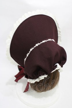 画像2: BABY,THE STARS SHINE BRIGHT / Maria Rosa Misticaボンネット  ボルドー H-25-11-20-1030-BA-AC-NS-ZH