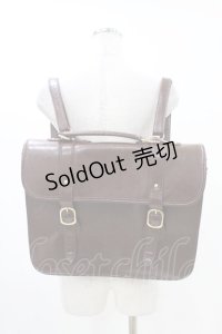 Fi.n.t / ダブルベルトサッチェルバッグ  ブラウン H-25-11-20-1031-CA-BG-NS-ZH