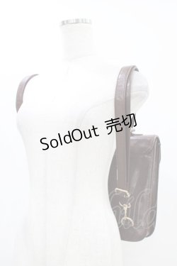 画像2: Fi.n.t / ダブルベルトサッチェルバッグ  ブラウン H-25-11-20-1031-CA-BG-NS-ZH