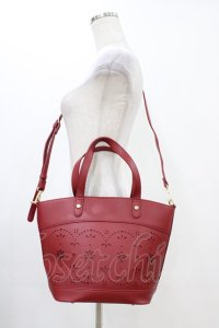 m petit by misako / AMハナパンチング2WAYバッグ  レッド H-25-11-20-1032-LO-BG-NS-ZH