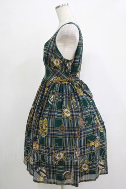 画像2: EXCENTRIQUE / Highland Checkワンピース 0S グリーン H-25-11-20-001-EL-OP-KB-ZH