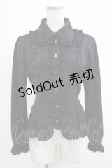 ATELIER PIERROT / ヨーク切替ブラウス  黒 H-25-11-20-052-EL-BL-KB-ZH