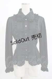 ATELIER PIERROT / ヨーク切替ブラウス  黒 H-25-11-20-052-EL-BL-KB-ZH