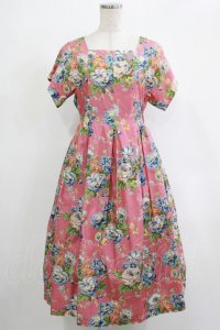 Jane Marple Dans Le Salon / Flower parlourゴアードドレス  ピンク H-25-11-20-005-JM-OP-KB-ZT484