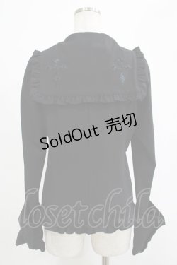 画像3: BPN / クロスセーラーブラウス  ブラック H-25-11-20-055-GO-BL-KB-ZH