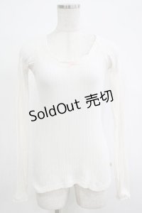 Katie / UNDER PRETTIES u neck long  IVORY H-25-11-20-058-LO-TO-KB-ZH