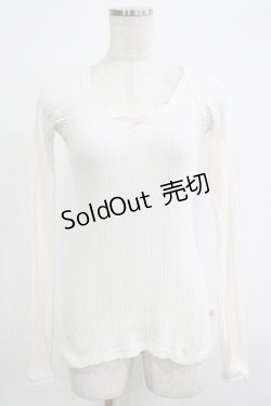 画像1: Katie / UNDER PRETTIES u neck long  IVORY H-25-11-20-058-LO-TO-KB-ZH