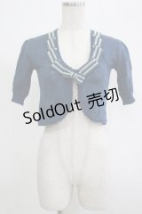 Shirley Temple / チェリーリボンボレロ 160 ブルー H-25-11-20-061-ET-TO-KB-ZH