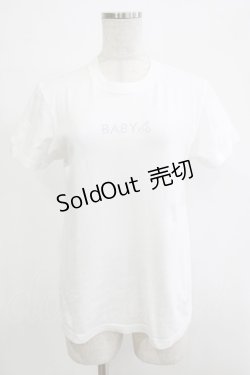画像1: Katie / RHINESTONE tee  WHITE(BABY) H-25-11-20-062-LO-TO-KB-ZH
