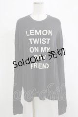 Katie / FRUITS HOLIC! long tee  BLACK H-25-11-20-063-LO-TO-KB-ZH