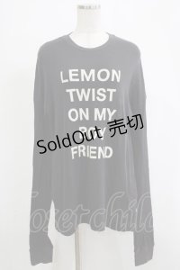 Katie / FRUITS HOLIC! long tee  BLACK H-25-11-20-063-LO-TO-KB-ZH