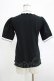 画像3: Katie / TENNIS CLUB puff sleeve shirt S ブラック H-25-11-20-064-LO-TO-KB-ZH (3)