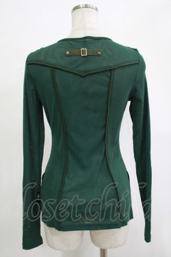 画像3: Ozz Croce / メッシュZIPカーデ  グリーン H-25-11-20-066-OO-TO-KB-ZH