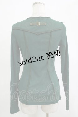 画像3: Ozz Croce / メッシュZIPカーデ  グリーン H-25-11-20-066-OO-TO-KB-ZH