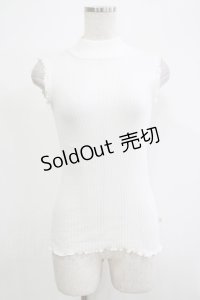 Katie / UNDER PRETTIES bottle neck no sleeve  OFF WHITE H-25-11-20-069-LO-TO-KB-ZH