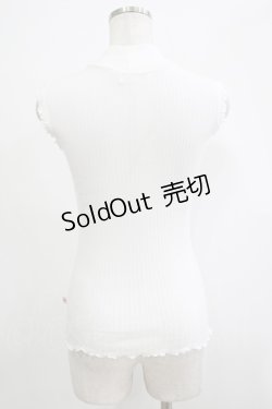 画像3: Katie / UNDER PRETTIES bottle neck no sleeve  OFF WHITE H-25-11-20-069-LO-TO-KB-ZH