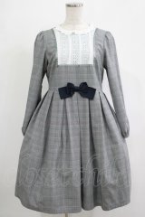 Emily Temple cute / Earnestワンピース  グレー H-25-11-20-008-ET-OP-KB-ZH