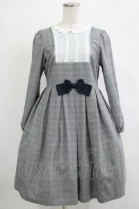 Emily Temple cute / Earnestワンピース  グレー H-25-11-20-008-ET-OP-KB-ZH