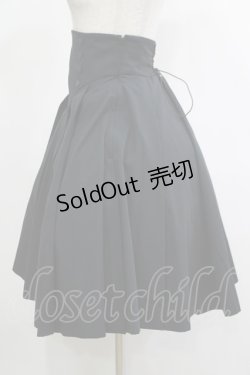 画像2: ATELIER BOZ / プリーツハイウエストスカート  ブラック H-25-11-20-011-EL-SK-KB-ZH