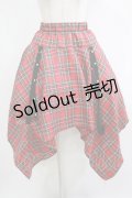 ACDC RAG / 2WAYスカート  レッドタータン H-25-11-20-012-PU-SK-KB-ZH