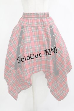 画像1: ACDC RAG / 2WAYスカート  レッドタータン H-25-11-20-012-PU-SK-KB-ZH