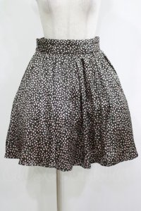 Katie / SHAKE A CHECK! skirt  ブラック H-25-11-20-013-LO-SK-KB-ZH