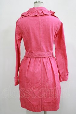 画像3: Jane Marple / フリルカラーデニムコート  ピンク H-25-11-20-015-JM-CO-KB-ZH