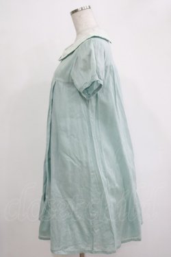 画像2: Jane Marple / レースカラーティアードワンピース  サックス H-25-11-20-016-JM-OP-KB-ZH