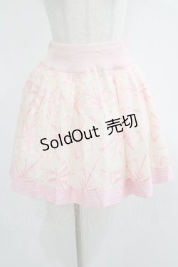 画像1: 【SALE】Jane Marple / リボンレースミニスカート  ピンク H-25-11-20-019-JM-SK-KB-ZT484