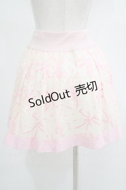 画像3: 【SALE】Jane Marple / リボンレースミニスカート  ピンク H-25-11-20-019-JM-SK-KB-ZT484