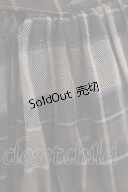 画像4: ATELIER PIERROT / チェックフリルコルセットスカート  ブラウン H-25-11-20-002-EL-SK-KB-ZH