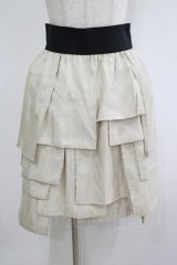 Jane Marple Dans Le Salon / ランダムタックスカート  ベージュ H-25-11-20-021-JM-SK-KB-ZH