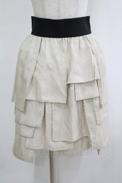 画像1: Jane Marple Dans Le Salon / ランダムタックスカート  ベージュ H-25-11-20-021-JM-SK-KB-ZH