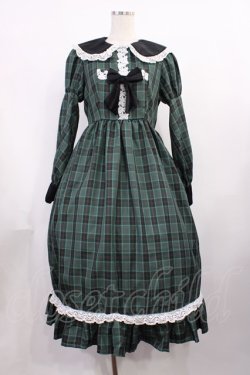 画像1: Eri Aino's collaboration / シャーロットの水曜日 ワンピース M グリーン H-25-11-21-005-LO-TO-NS-ZH