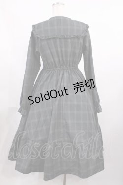 画像2: m petit by misako / TT*AOKチェックOP M ダークグレー H-25-11-21-006-LO-OP-NS-ZH