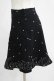 画像2: Emily Temple cute / ローズドットウールスカート  黒 H-25-11-21-1027-ET-SK-KB-ZH (2)