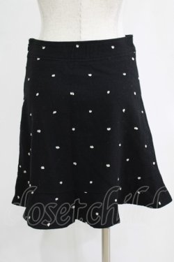 画像3: Emily Temple cute / ローズドットウールスカート  黒 H-25-11-21-1027-ET-SK-KB-ZH