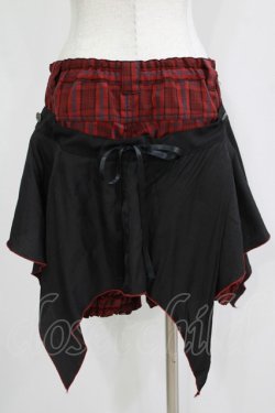 画像3: ALGONQUINS / フラップ付きチェックパンツ  赤×黒 H-25-11-21-1031-AL-PA-KB-ZH