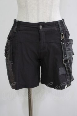 画像1: Ozz Croce / サイド刺繍ショートパンツ  グレー H-25-11-21-1035-OO-PA-KB-ZH