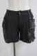 画像1: Ozz Croce / サイド刺繍ショートパンツ  グレー H-25-11-21-1035-OO-PA-KB-ZH (1)