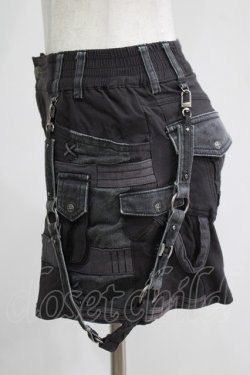 画像2: Ozz Croce / サイド刺繍ショートパンツ  グレー H-25-11-21-1035-OO-PA-KB-ZH