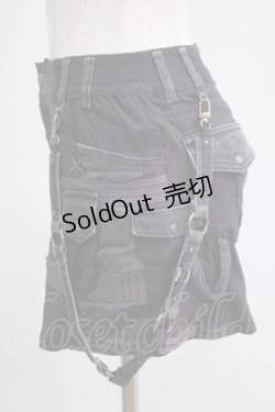 画像2: Ozz Croce / サイド刺繍ショートパンツ  グレー H-25-11-21-1035-OO-PA-KB-ZH