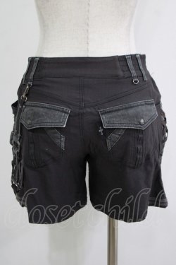 画像3: Ozz Croce / サイド刺繍ショートパンツ  グレー H-25-11-21-1035-OO-PA-KB-ZH